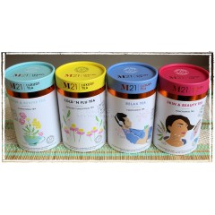 Teabag Paper Cans (12) Pyramid Tea Bags